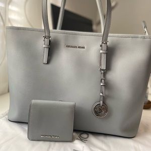 Michael Kors Jet Set Travel Tote Bag + Wallet